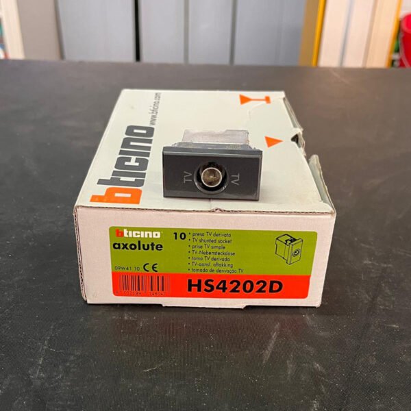 Bticino HS4202D Presa TV + Sat Derivata serie scura - AXOLUTE - immagine 2