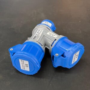 Rosi 1602 Moltiplicatore mobile a 2 uscite con spina 16A 200-230V 2P+T IP44