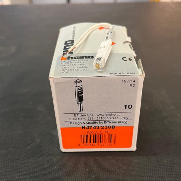 Bticino HS4743/230B LED Blu per comandi con profondità ridotta - 230 V - immagine 2
