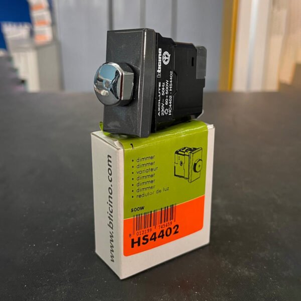 Bticino HS4402 Dimmer resistenza 500W deviatore colore scuro - immagine 2