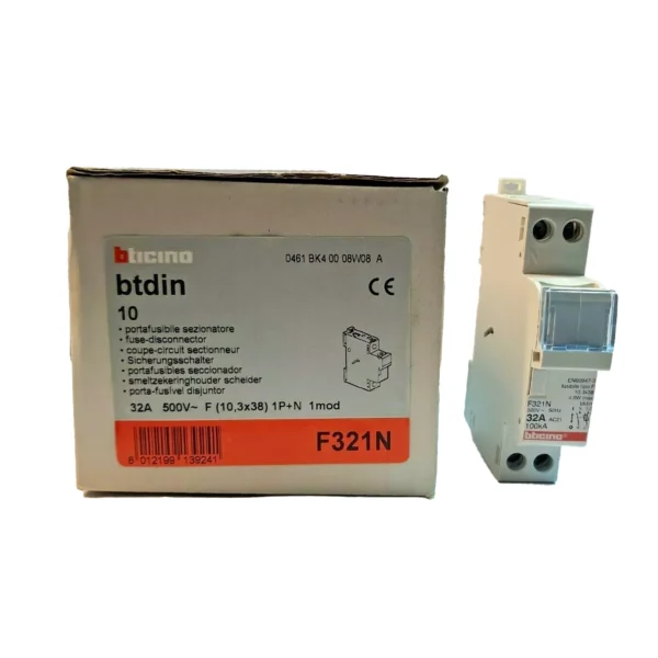Bticino F321N portafusibile sezionatore 32A 500V