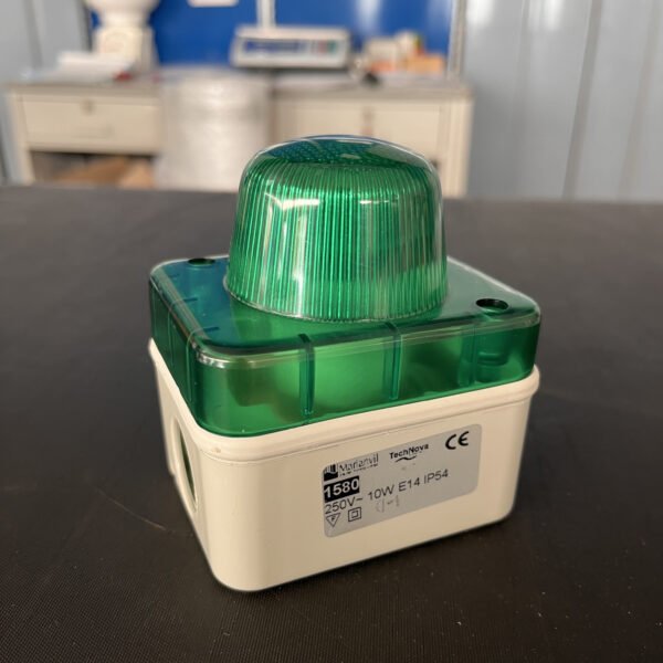 Marlanvil 1580v segnalatore verde da parete ip54 10w E14 25V
