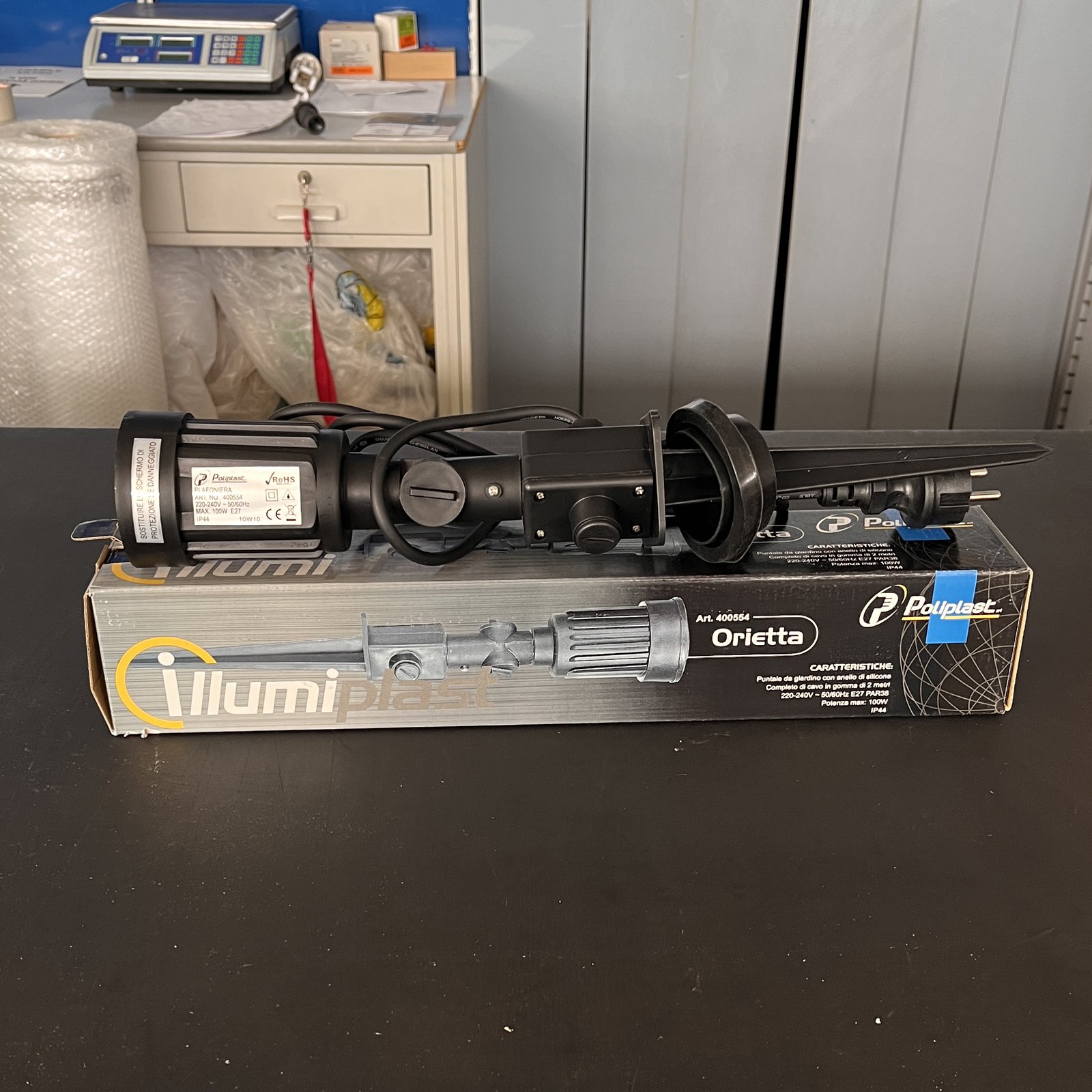 POLIPLAST 400554 Puntale da giardino con anello in silicone