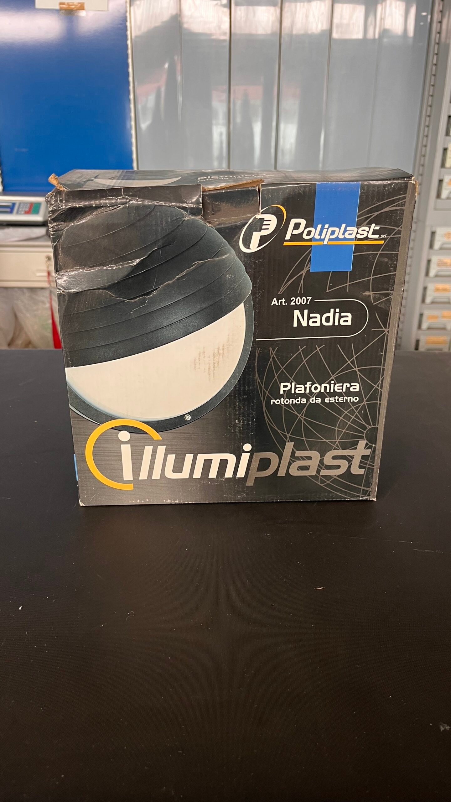 Poliplass 2007 NADIA Plafoniera tonda da esterno E27 IP44 - immagine 2