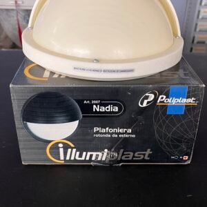 Poliplass 2007 NADIA Plafoniera tonda da esterno E27 IP44