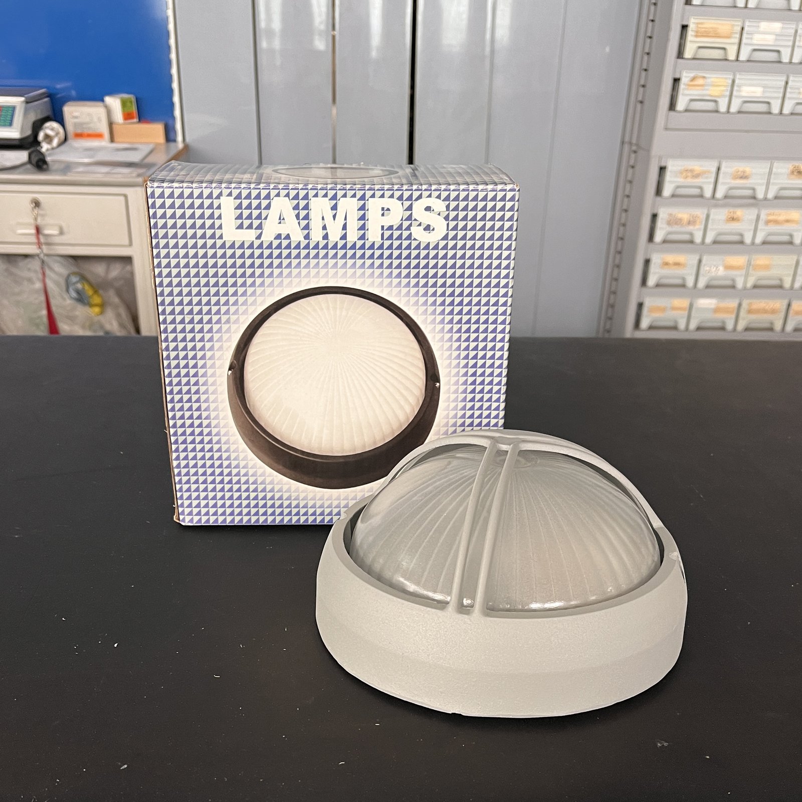 Reer 6350042 DG Lampada da esterno in metallo grigio E27 IP54