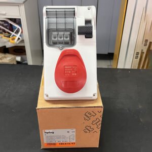 Bticino CBS416/43 Presa Interbloccata da quadro con fusibili 16A 400V 3P+N+T IP44