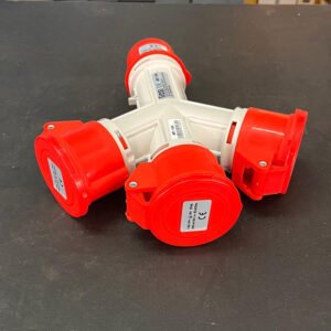 Rosi 1405 Moltiplicatore mobile a 3 uscite con spina 16A 380-415V 3P+T IP44