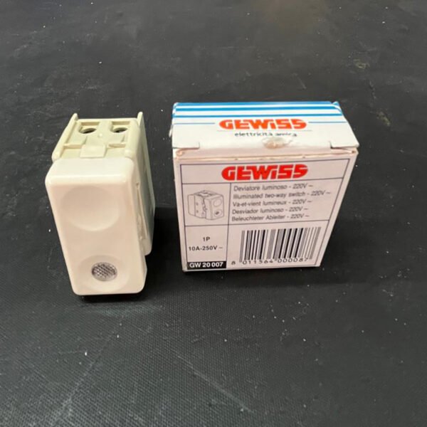Gewiss 20007 Deviatore Luminoso 220V - immagine 2