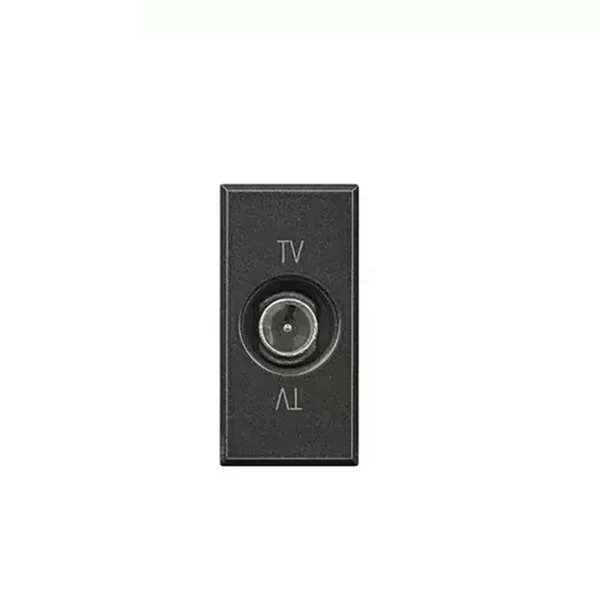 Bticino HS4202D Presa TV + Sat Derivata serie scura - AXOLUTE
